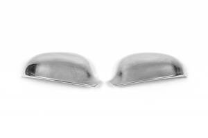 Накладки на зеркала (2004-2010, 2 шт, нерж) Carmos - Турецкая сталь для Seat Alhambra
