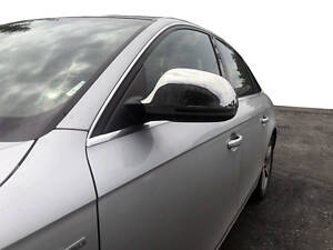 Накладки на зеркала 2008-2010 (2 шт., нерж.) для Audi A4 B8