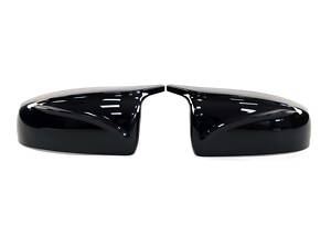 Накладки на зеркала Черный глянец (M-Look) на BMW X5 E70 2010-2013 года