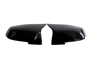 Накладки на зеркала Черный глянец (M-Look) на BMW 3 Series F30/F31 2011-2018 года