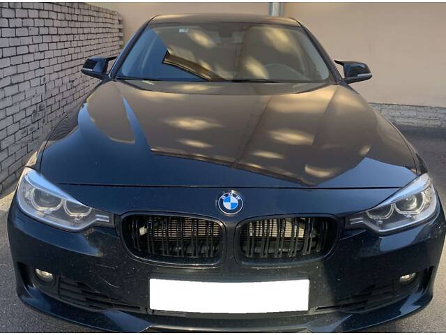 Накладки на зеркала Черный глянец (M-Look) на BMW 3 Series F30/F31 2011-2018 года - Фото 12