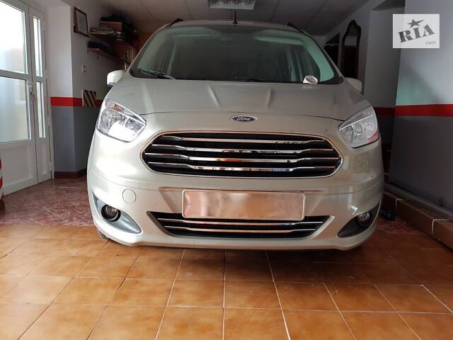 Накладки в бампер (2014-2018, 2 шт, нерж) для Ford Courier - Фото 2