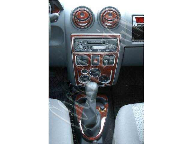 Накладки в салон (Meric, Турция) Дерево для Dacia Logan I 2005-2008 гг - Фото 4