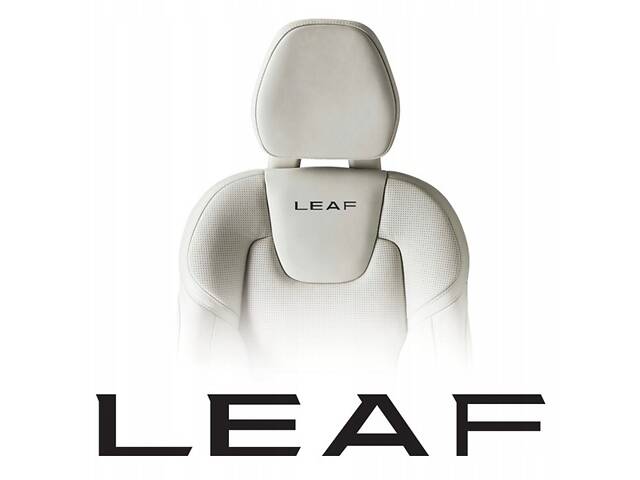 Наклейка на шкіряне сидіння з логотипом NISSAN LEAF
