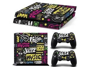 Наклейка PS4 Fat вінілова наклейка Choice для Sony PlayStation PS4 Fat DualShock 4 Jazz