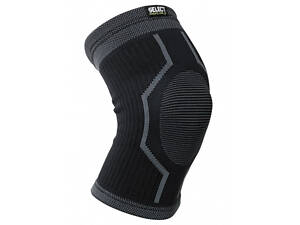 Наколінник SELECT Elastic Knee Support (009) чорн/сірий, M