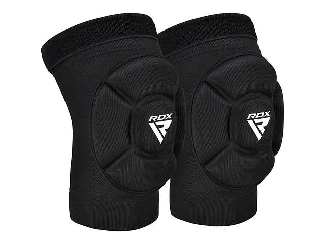 Наколінники спортивні RDX Hosiery Knee Foam K5 Black/White S (пара) - Фото 1