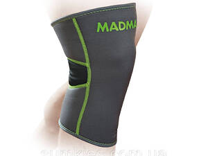 Наколінник MadMax MFA-294 Zahoprene Knee Support Dark Grey/Green (1шт.) M