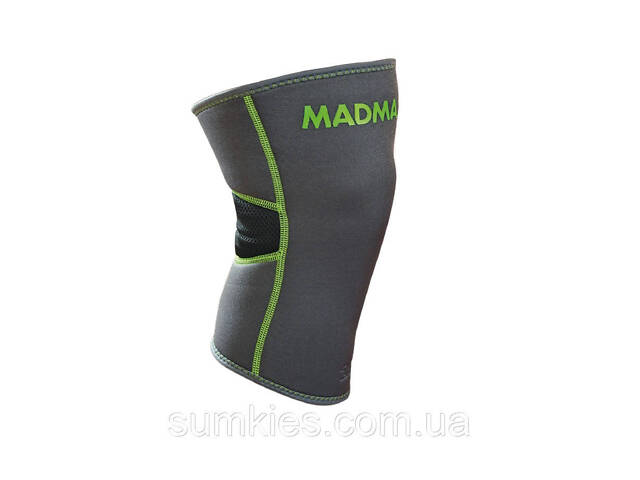 Наколінник MadMax MFA-294 Zahoprene Knee Support Dark Grey/Green (1шт.) M - Фото 2