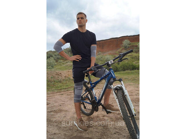 Наколінники Power System PS-6002 Knee Support Grey (пара) XL - Фото 4