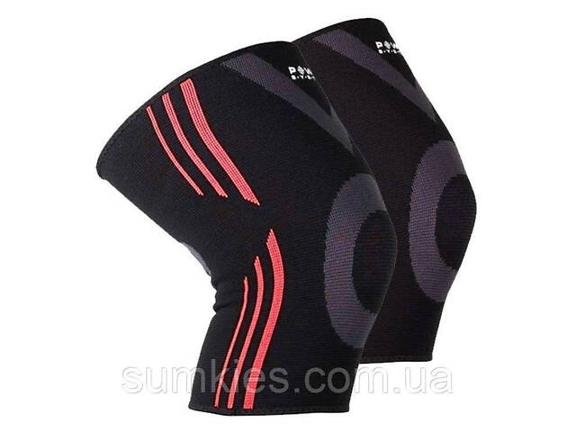 Наколінники Power System PS-6021 Knee Support Evo Black/Orange (пара) L - Фото 1