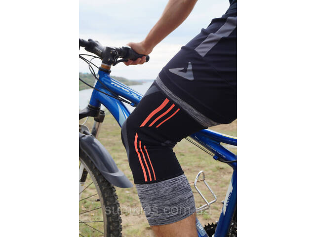 Наколінники Power System PS-6021 Knee Support Evo Black/Orange (пара) L - Фото 4