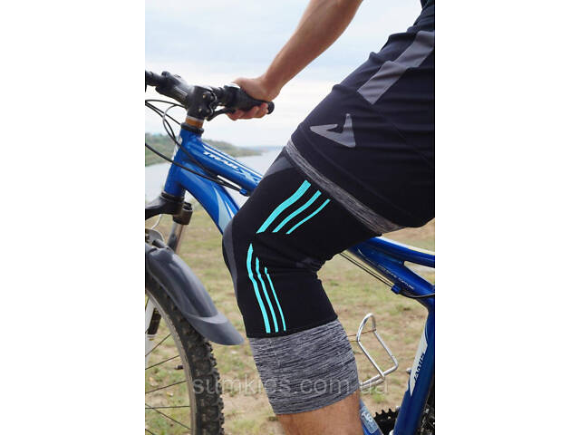 Наколінники Power System PS-6021 Knee Support Evo Black/Blue (пара) XL - Фото 2