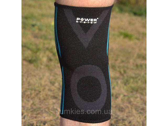 Наколінники Power System PS-6021 Knee Support Evo Black/Blue (пара) XL - Фото 8