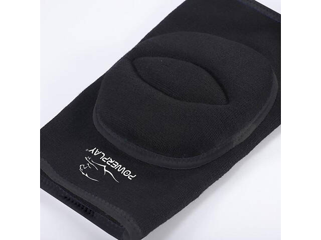 Наколінники PowerPlay PP-8000 Elastic Knee Support (пара) чорні S - Фото 5