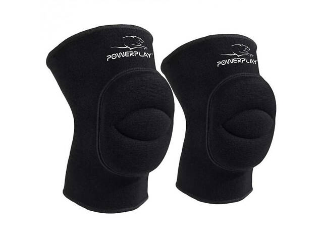 Наколінники PowerPlay PP-8000 Elastic Knee Support (пара) чорні S - Фото 1