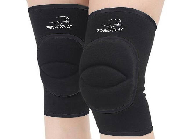 Наколінники PowerPlay PP-8000 Elastic Knee Support (пара) чорні S - Фото 2