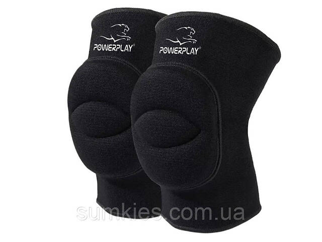 Наколінники PowerPlay PP-8000 Elastic Knee Support (пара) чорні S - Фото 1
