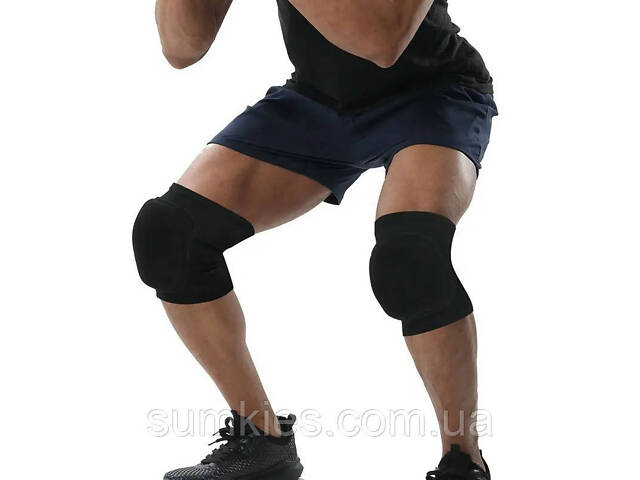 Наколінники PowerPlay PP-8000 Elastic Knee Support (пара) чорні S - Фото 6