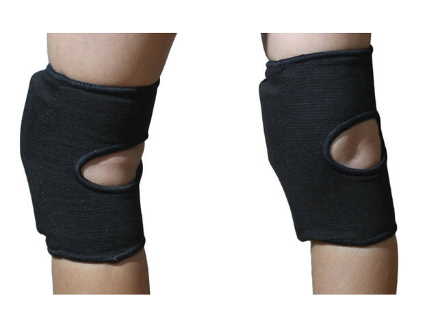 Наколінники спортивні дитячі чорні 0404-M-Ч - Фото 5