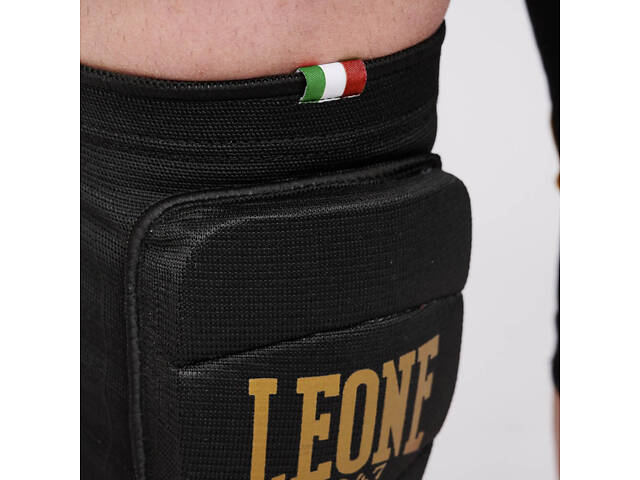 Наколінники спортивні Leone PR342 L/XL Black (пара) - Фото 3