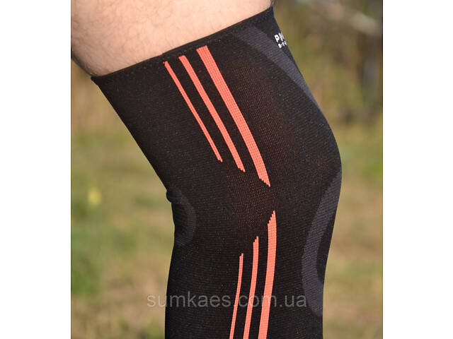 Наколінники Power System PS-6021 Knee Support Evo Black/Orange (пара) M - Фото 7