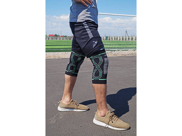 Наколінники PowerPlay 4099 Чорні (пара) S/M - Фото 4