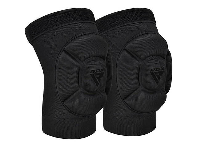 Наколінники спортивні RDX Hosiery Knee Foam K5 Black/Black S (пара) - Фото 1