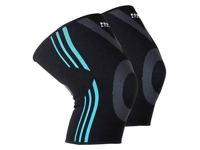 Наколінники Power System PS-6021 Knee Support Evo Black/Blue (пара) XL - Фото 1