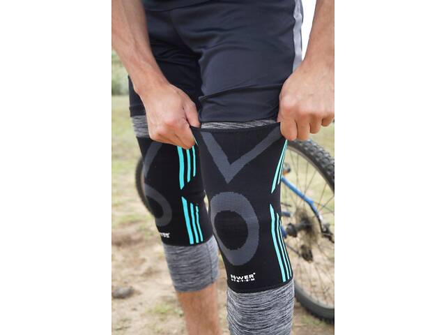 Наколінники Power System PS-6021 Knee Support Evo Black/Blue (пара) XL - Фото 4