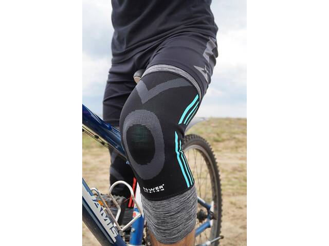 Наколінники Power System PS-6021 Knee Support Evo Black/Blue (пара) XL - Фото 3