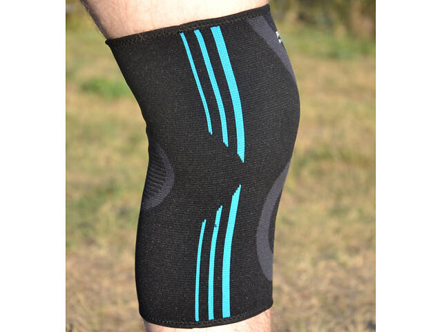 Наколінники Power System PS-6021 Knee Support Evo Black/Blue (пара) XL - Фото 6