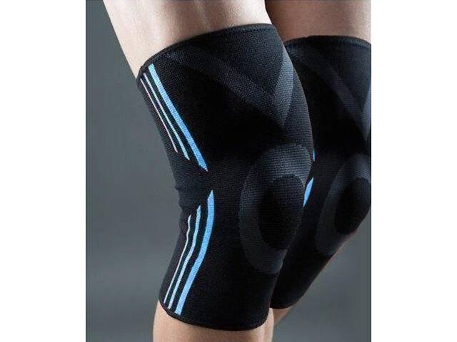 Наколінники Power System PS-6021 Knee Support Evo Black/Blue (пара) XL - Фото 10