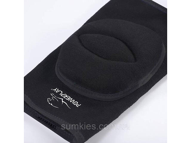 Наколінники PowerPlay PP-8000 Elastic Knee Support (пара) чорні XL - Фото 4