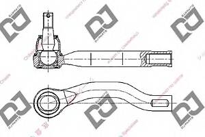 Наконечник рульової тяги для моделей: NISSAN (PATHFINDER, NAVARA, NAVARA)