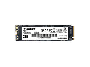 Накопитель SSD M.2 Patriot P320 2TB NVMe 2280 Gen3.0 x4 3D TLC