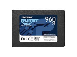 Накопитель SSD Patriot Burst Elite 960GB 2.5' 7mm SATAIII TLC 3D