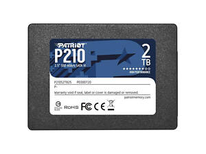 Накопитель SSD Patriot P210 2TB 2.5' 7mm SATAIII 3D QLC