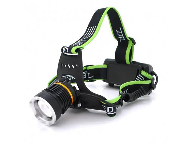 Налобний ліхтар Bailong BL-A7-P50, zoom, microUSB, 2х18650, 3 режими, надпотужний ліхтар налобний - Фото 1