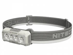 Налобний ліхтар Nitecore NU27 600лм 123м USB-C (10 режимів) білий + червоне світло (Білий)