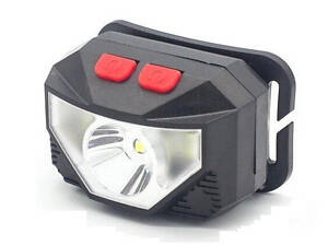 Налобный фонарик Police JY-108 CREE XPE 2хCOB Micro USB