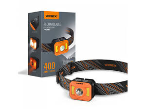Налобный светодиодный фонарик VIDEX VLF-H085-OR 400Lm 5000K