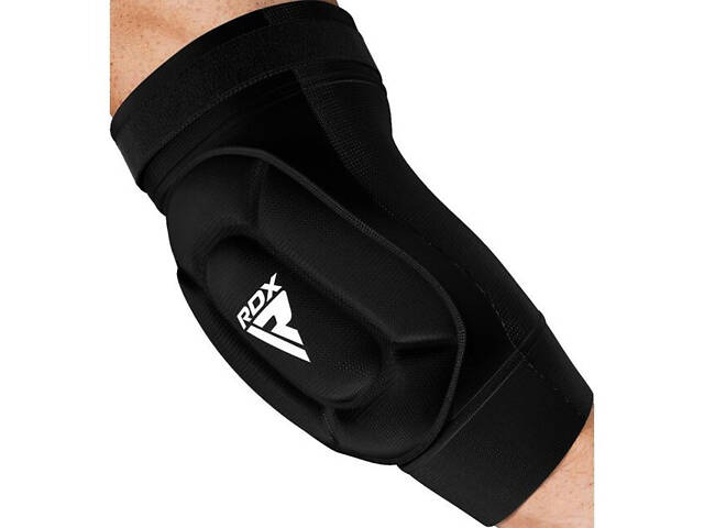 Налокітники спортивні RDX Hosiery Elbow Foam Black/White L - Фото 3
