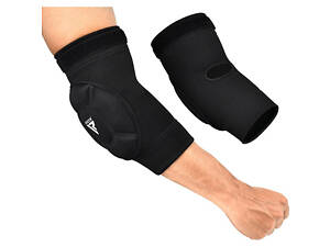 Налокітники спортивні RDX Hosiery Elbow Foam Black/White L