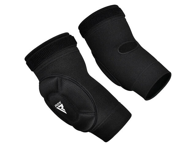 Налокітники спортивні RDX Hosiery Elbow Foam Black/White L - Фото 6