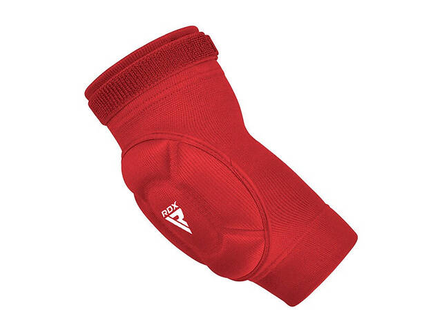 Налокітники спортивні RDX Hosiery Elbow Foam Red/White M - Фото 2