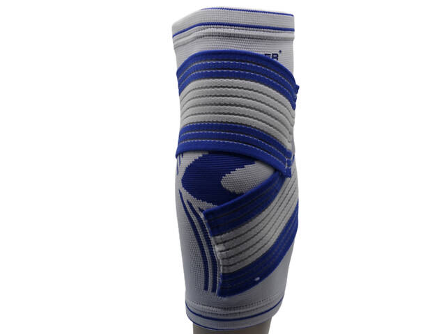 Налокітник Power System PS-6007 Elbow Support Pro White/Blue (1шт.) L/XL - Фото 5