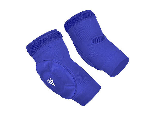 Налокітники спортивні RDX Hosiery Elbow Foam Blue/White XL - Фото 2