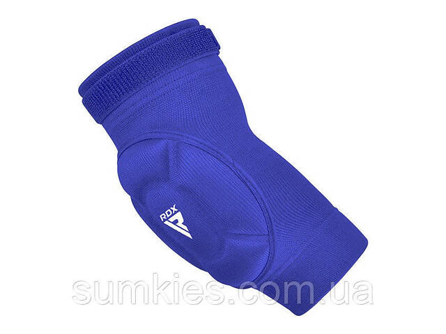 Налокітники спортивні RDX Hosiery Elbow Foam Blue/White M - Фото 3