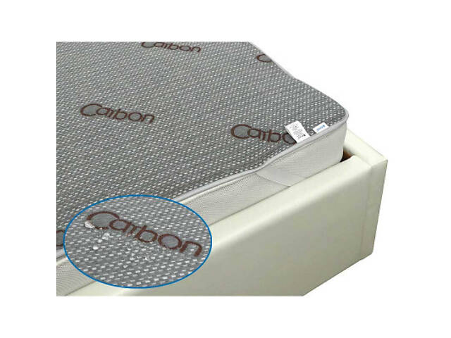 Наматрасник Руно Водонепроникний на гумці Carbon 140х200 см (844Carbon) - Фото 1